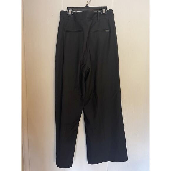 Allsaints Seline Mid-Rise Sleek Relaxed Pleated Trousers NWT US 8 UK 12 - Picture 10 of 12